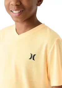 Boys 8-20 V-Neck Cloud Slub Knit T-Shirt