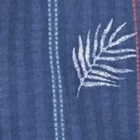 Boys 8-20 Seersucker Palm Print Swim Trunks