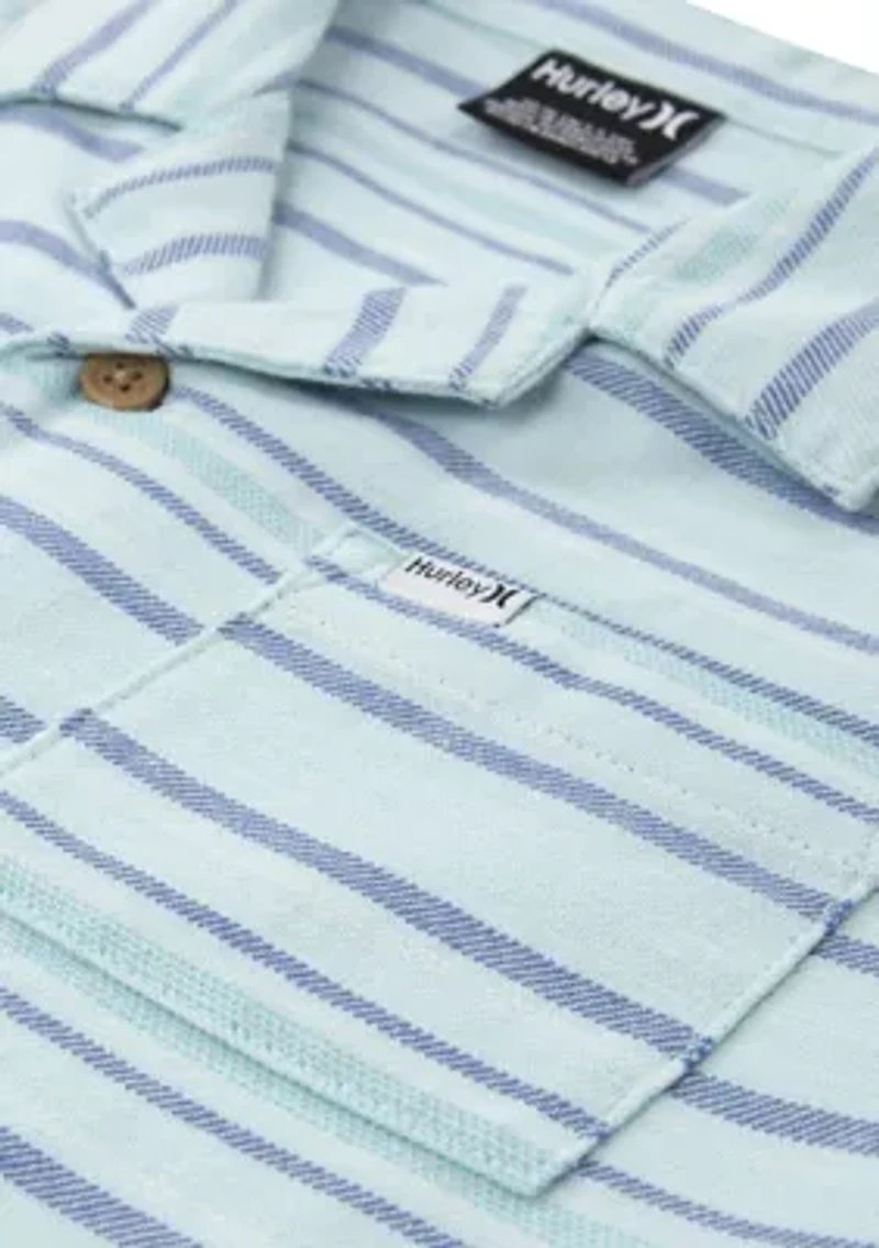 Boys 8-20 Short Sleeve Novelty Camp Shirt