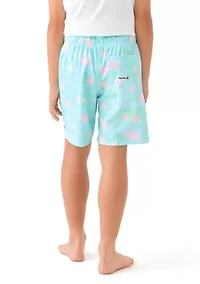 Boys 8-20 Tropical Printed Swim Trunks
