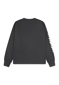 Boys 8-20 Skull Split Long Sleeve Shirt
