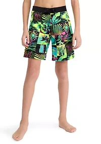 Boys 8-20 Checker Doodle Board Shorts