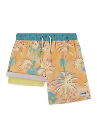 Boys 8-20 Palm Swim Shorts