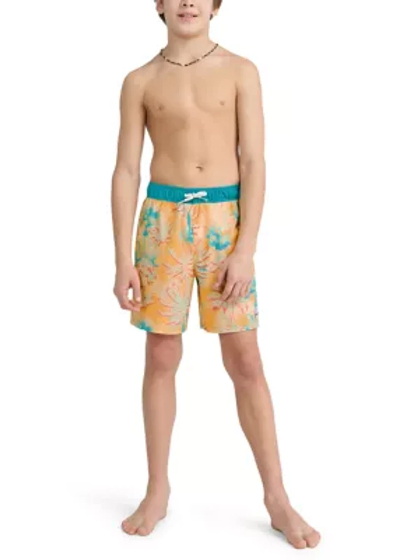 Boys 8-20 Palm Swim Shorts
