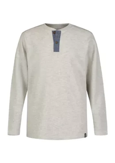 Boys 8-20 Henley Neck T-Shirt