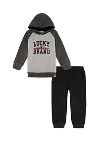 Boys 4-7 Fleece Hoodie Set