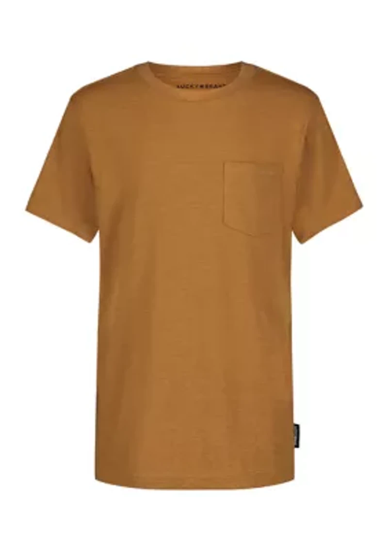 Boys 8-20 Slub Pocket Short Sleeve T-Shirt