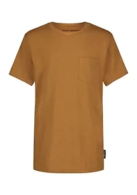 Boys 8-20 Slub Pocket Short Sleeve T-Shirt