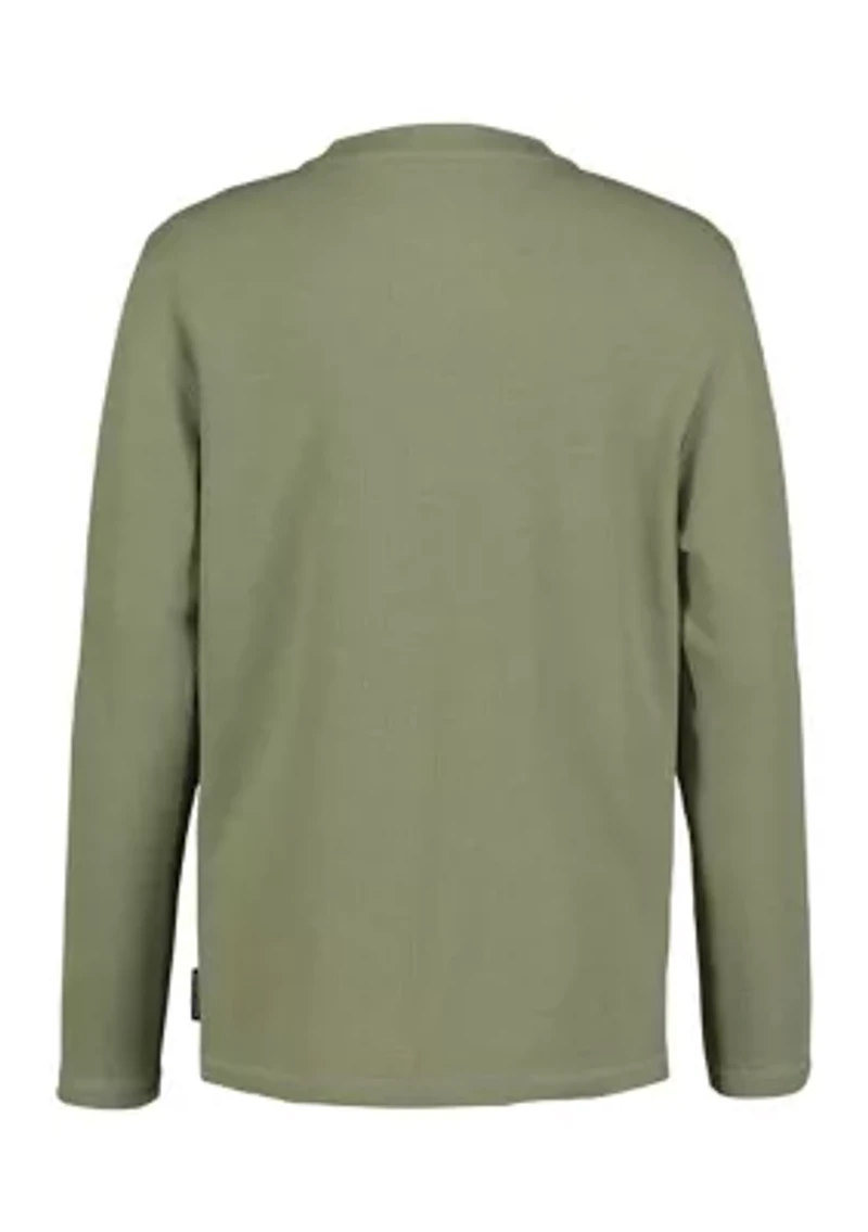Boys 8-20 Textured Henley T-Shirt