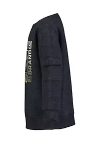 Boys 4-7 Crew Neck Cargo Graphic T-Shirt and Jogger Pants Set