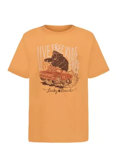 Boys 8-20 Ride Free Short Sleeve Graphic T-Shirt