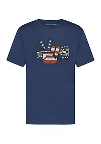 Boys 8-20 Victory Flag Guitar Graphic T-Shirt