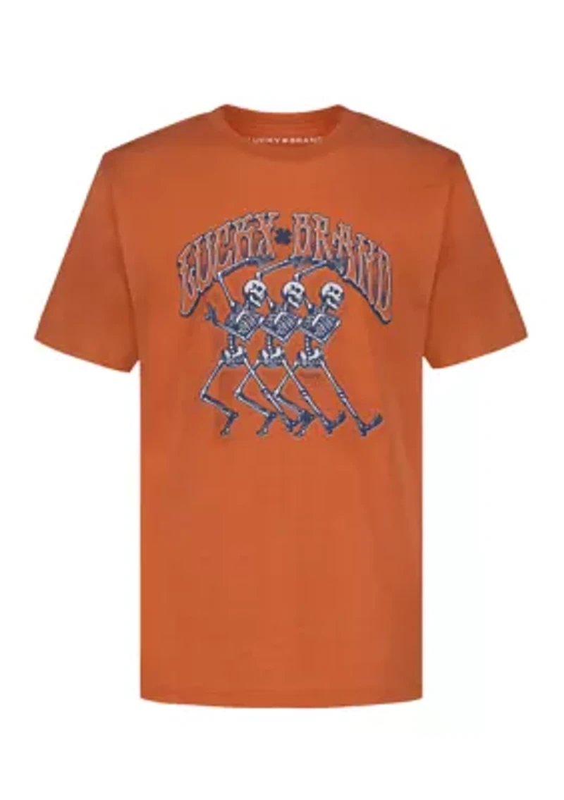 Boys 8-20 Dancer Skeletons Graphic T-Shirt