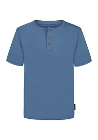 Boys 8-20 Short Sleeve Henley T-Shirt