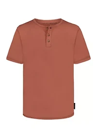 Boys 8-20 Short Sleeve Henley T-Shirt