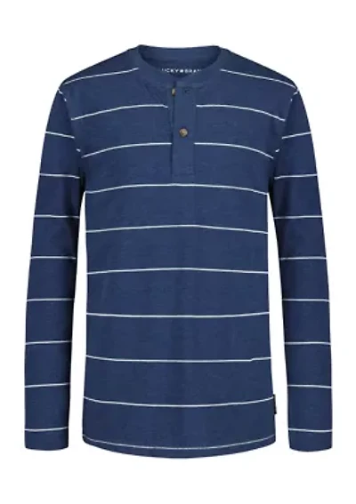 Boys 8-20 Long Sleeve Henley Shirt