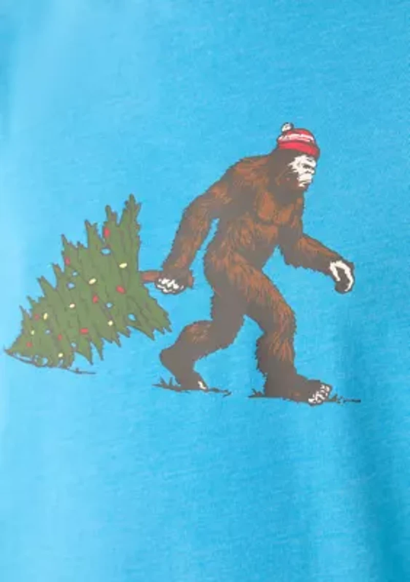 Boys 8-20 Big Foot Tree Long Sleeve T-Shirt