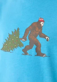 Boys 8-20 Big Foot Tree Long Sleeve T-Shirt