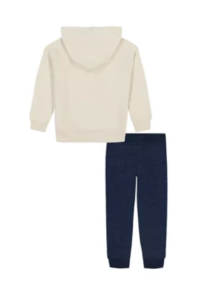 Boys 4-7 Bear Fleece Hoodie Set