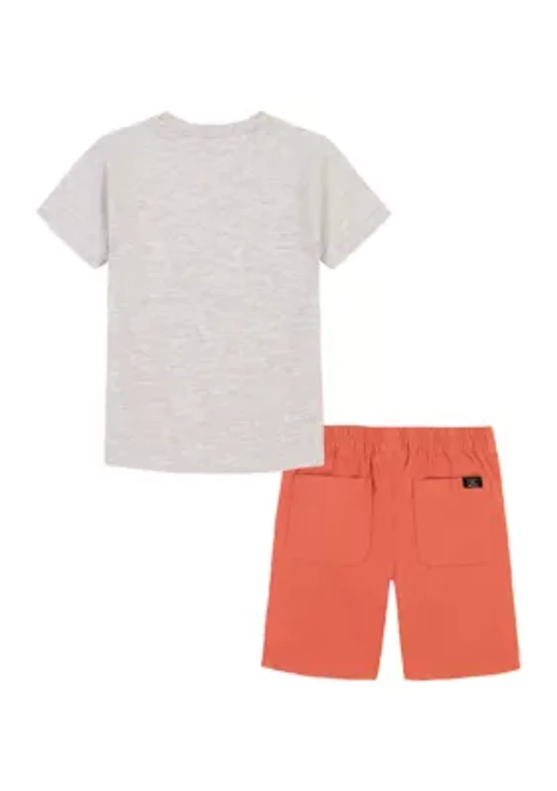 Boys 4-7 Logo T-Shirt and Shorts Set