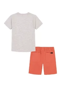 Boys 4-7 Logo T-Shirt and Shorts Set