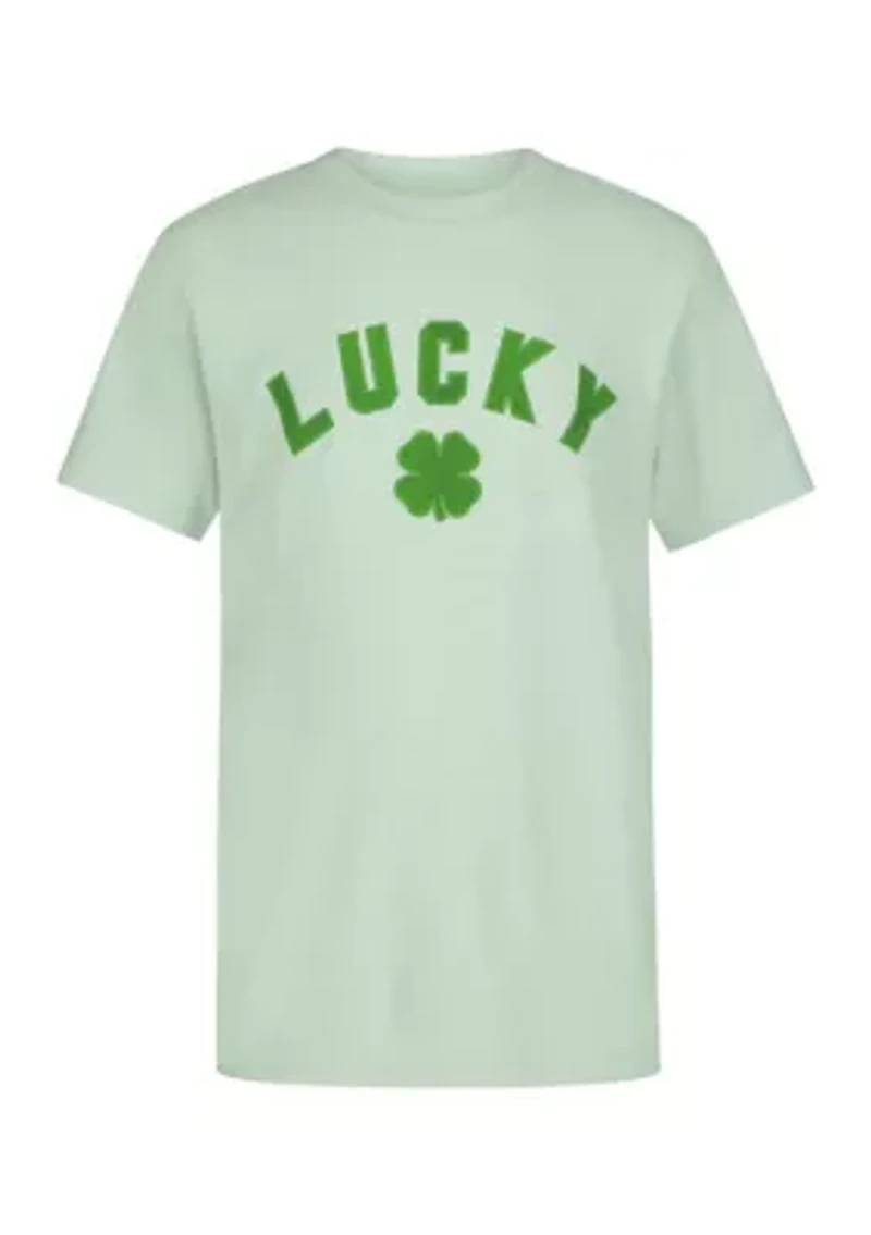 Boys 8-20 Lucky Clover Graphic T-Shirt