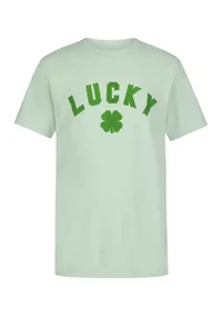 Boys 8-20 Lucky Clover Graphic T-Shirt