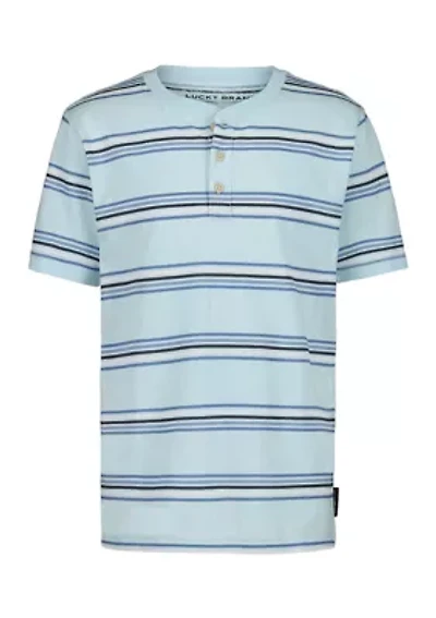 Boys 8-20 Stripe Henley T-Shirt