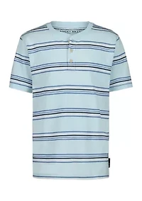 Boys 8-20 Stripe Henley T-Shirt