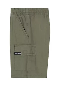 Boys 4-7 Henley Shirt and Twill Cargo Shorts