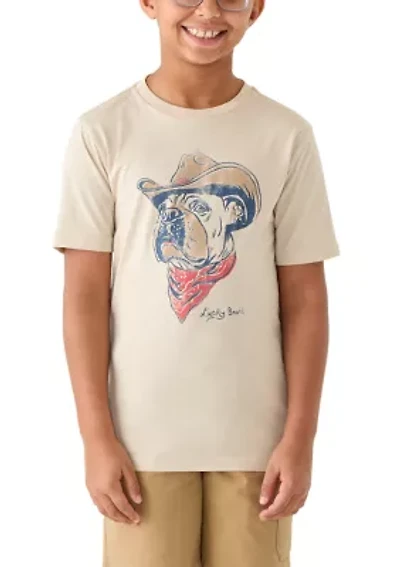 Boys 8-20 Western Pup Short Sleeve Graphic T-Shirt
