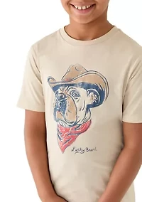 Boys 8-20 Western Pup Short Sleeve Graphic T-Shirt