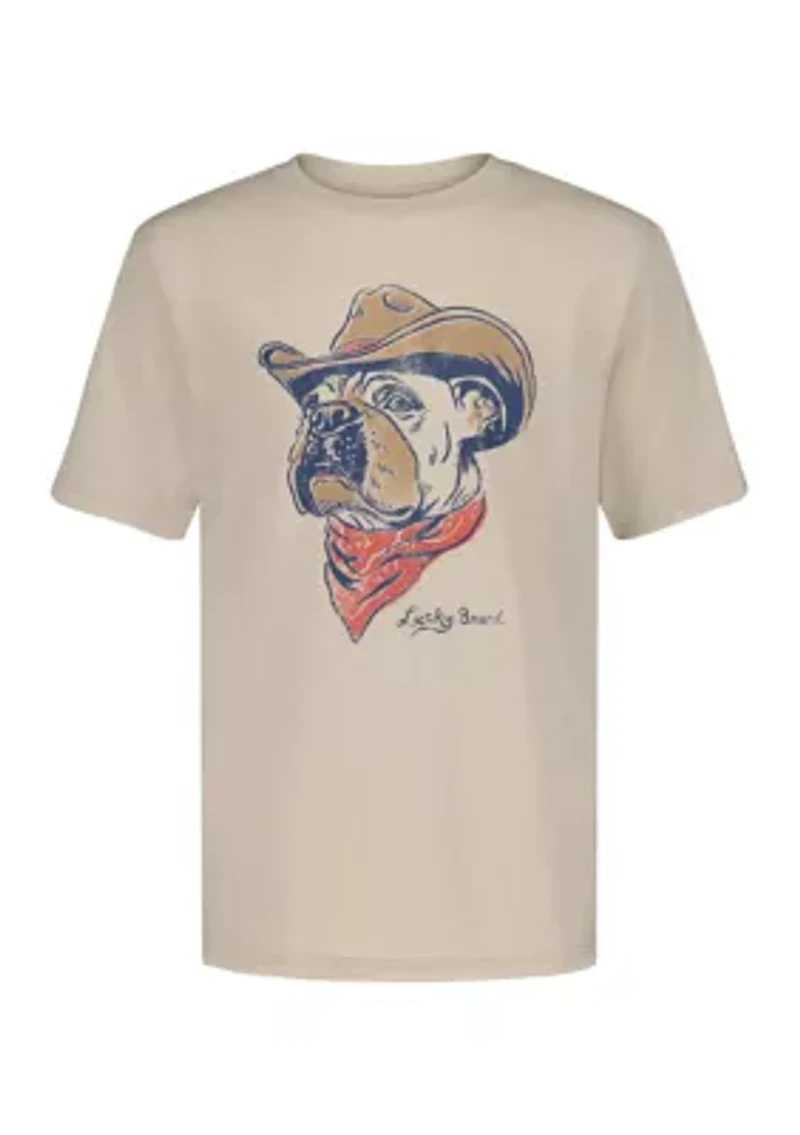 Boys 8-20 Western Pup Short Sleeve Graphic T-Shirt