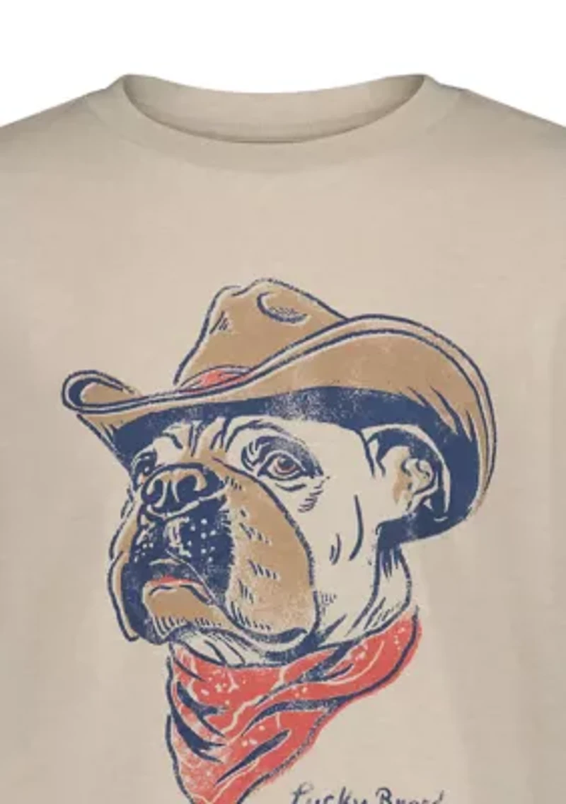 Boys 8-20 Western Pup Short Sleeve Graphic T-Shirt