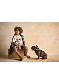 Boys 8-20 Western Pup Short Sleeve Graphic T-Shirt
