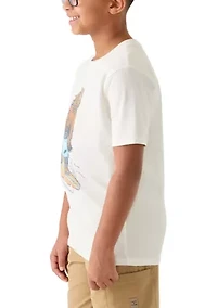 Boys 8-20 Surf Bear Short Sleeve Graphic T-Shirt