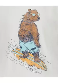 Boys 8-20 Surf Bear Short Sleeve Graphic T-Shirt