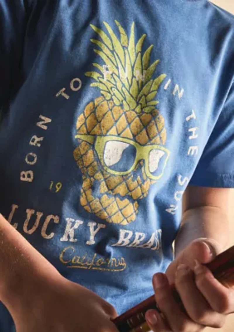 Boys 8-20 Pineapple Graphic T-Shirt