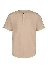 Boys 8-20 Short Sleeve Henley T-Shirt