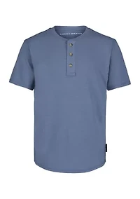 Boys 8-20 Short Sleeve Henley T-Shirt