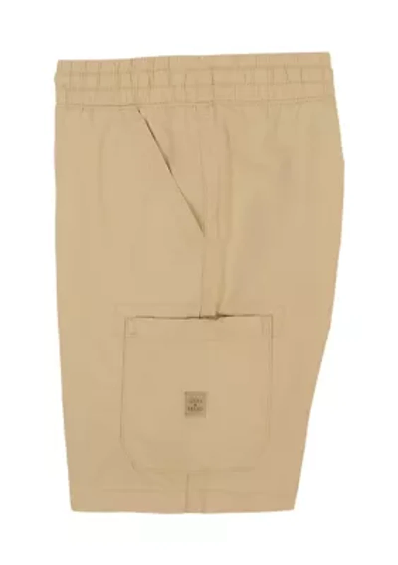 Boys 8-20 Solid Cargo Shorts