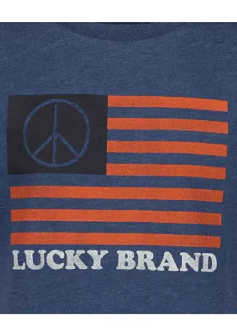 Boys 8-20 Peace Flag Graphic T-Shirt