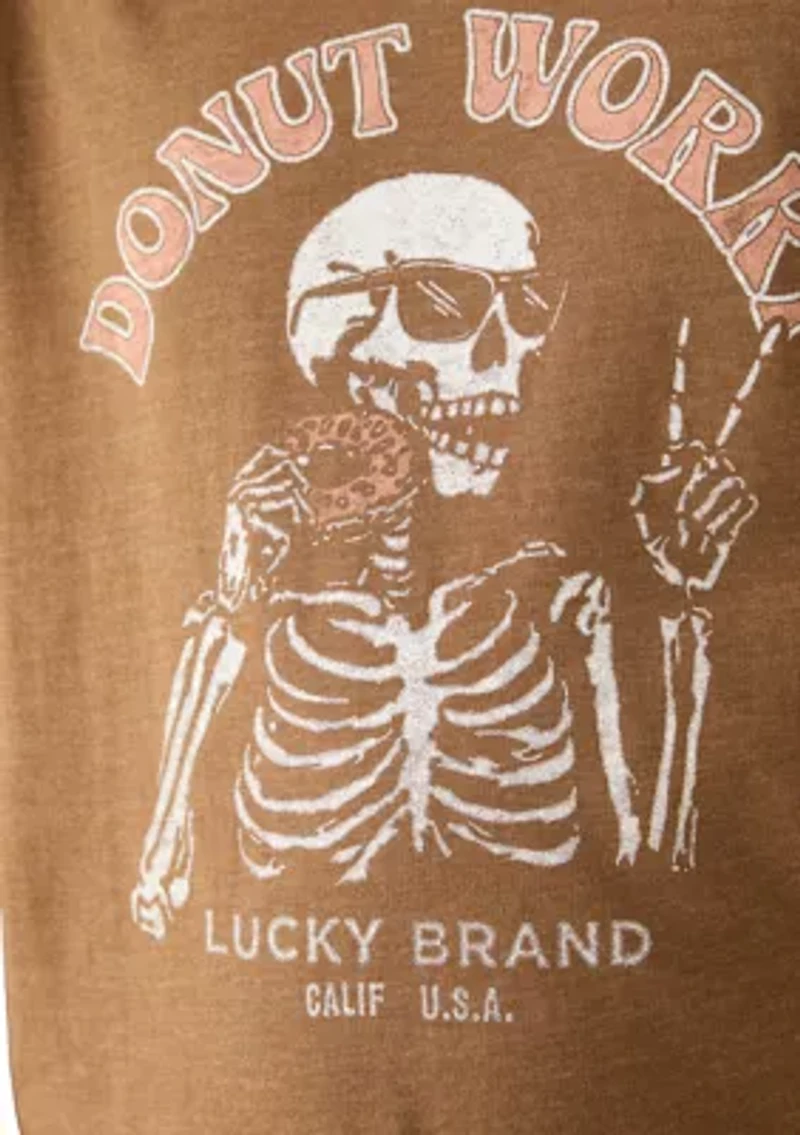 Boys 8-20 Donut Worry Short Sleeve T-Shirt