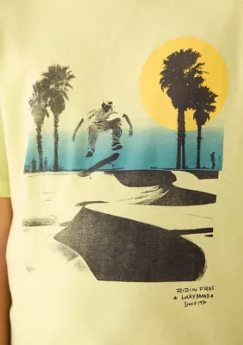 Boys 8-20 Skate Free Short Sleeve T-Shirt