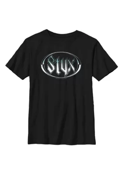 Styx Chrome Logo Graphic T-Shirt