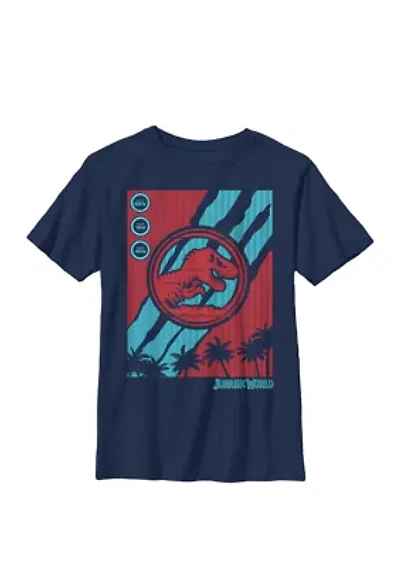 Two Logo Tech Screen Glitch Crew Graphic T-Shirt