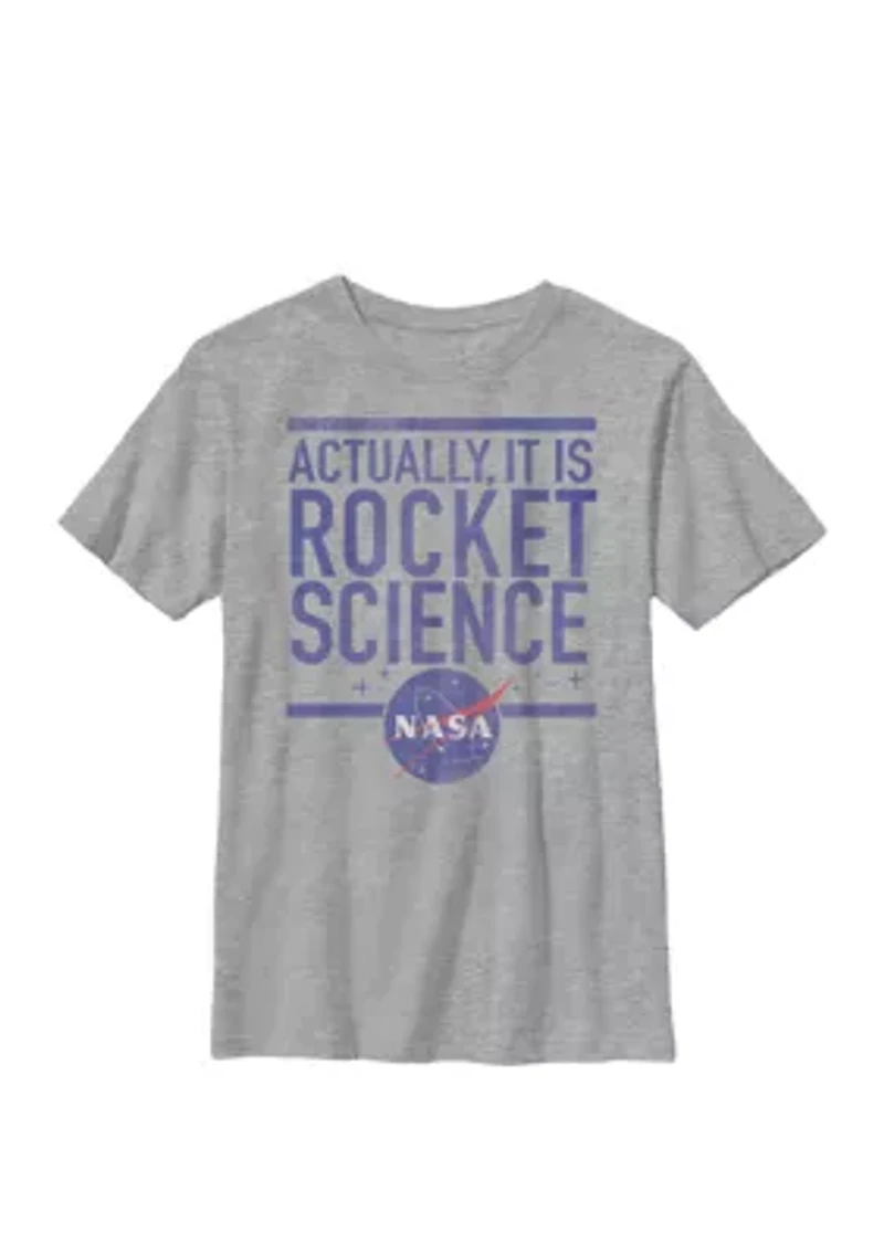 Actually It Is Rocket Science Crew Graphic T-Shirt