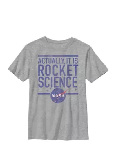 Actually It Is Rocket Science Crew Graphic T-Shirt