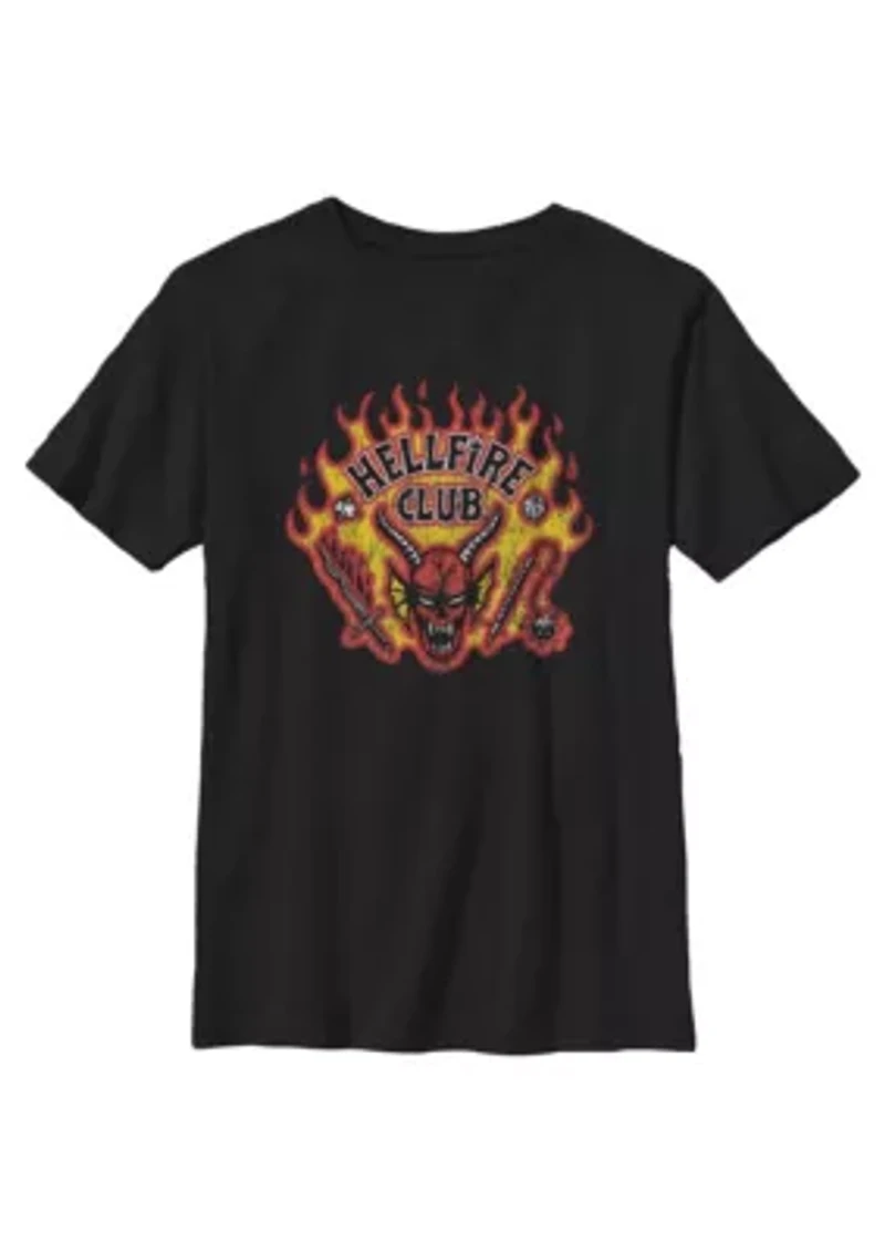 Hellfire Club Scratch Graphic T-Shirt