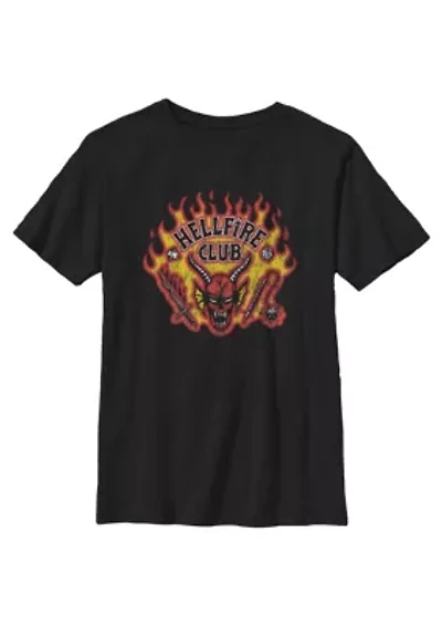 Hellfire Club Scratch Graphic T-Shirt